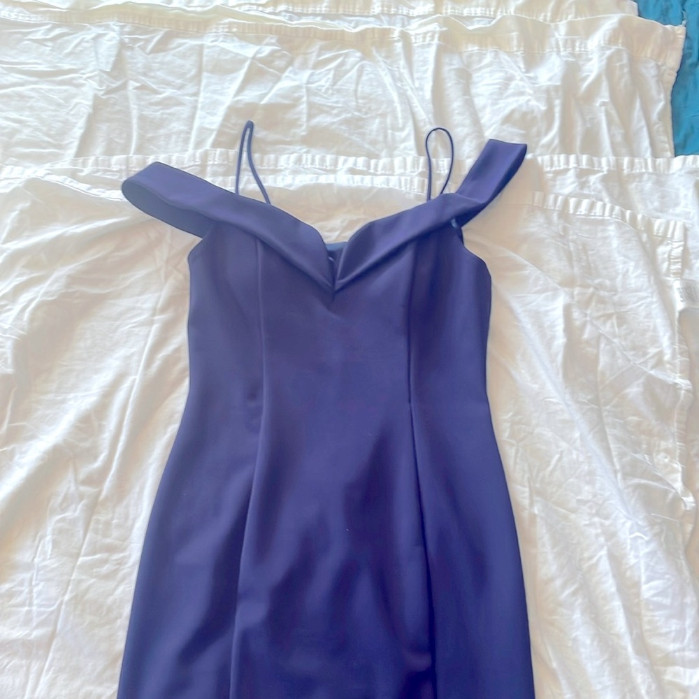 Aria Couture Purple Cocktail Dress XL Like New